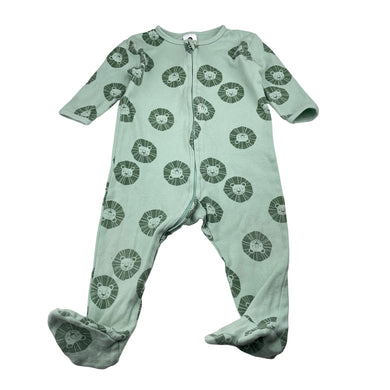 Boys Dymples, organic cotton zip coverall / romper, FUC, size 0,  