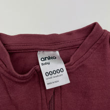 Load image into Gallery viewer, Unisex Anko, cotton zip coverall / romper, EUC, size 00000,  