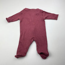Load image into Gallery viewer, Unisex Anko, cotton zip coverall / romper, EUC, size 00000,  