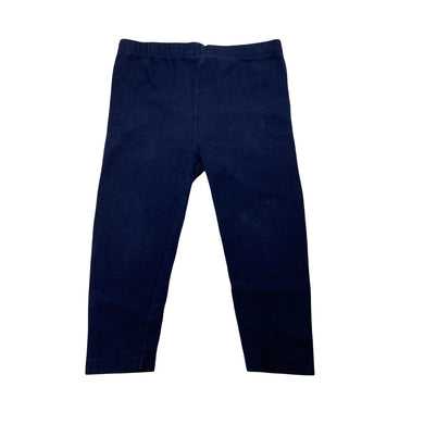 Girls Dymples, navy stretchy leggings, wash fade, FUC, size 2,  