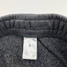 Load image into Gallery viewer, Boys Target, grey fleece-lined track pants, inside leg: 46cm, GUC, size 5,  