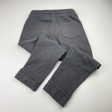 Load image into Gallery viewer, Boys Target, grey fleece-lined track pants, inside leg: 46cm, GUC, size 5,  