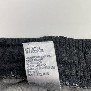 Boys Anko, grey fleece-lined track pants, inside leg: 32cm, FUC, size 3,  
