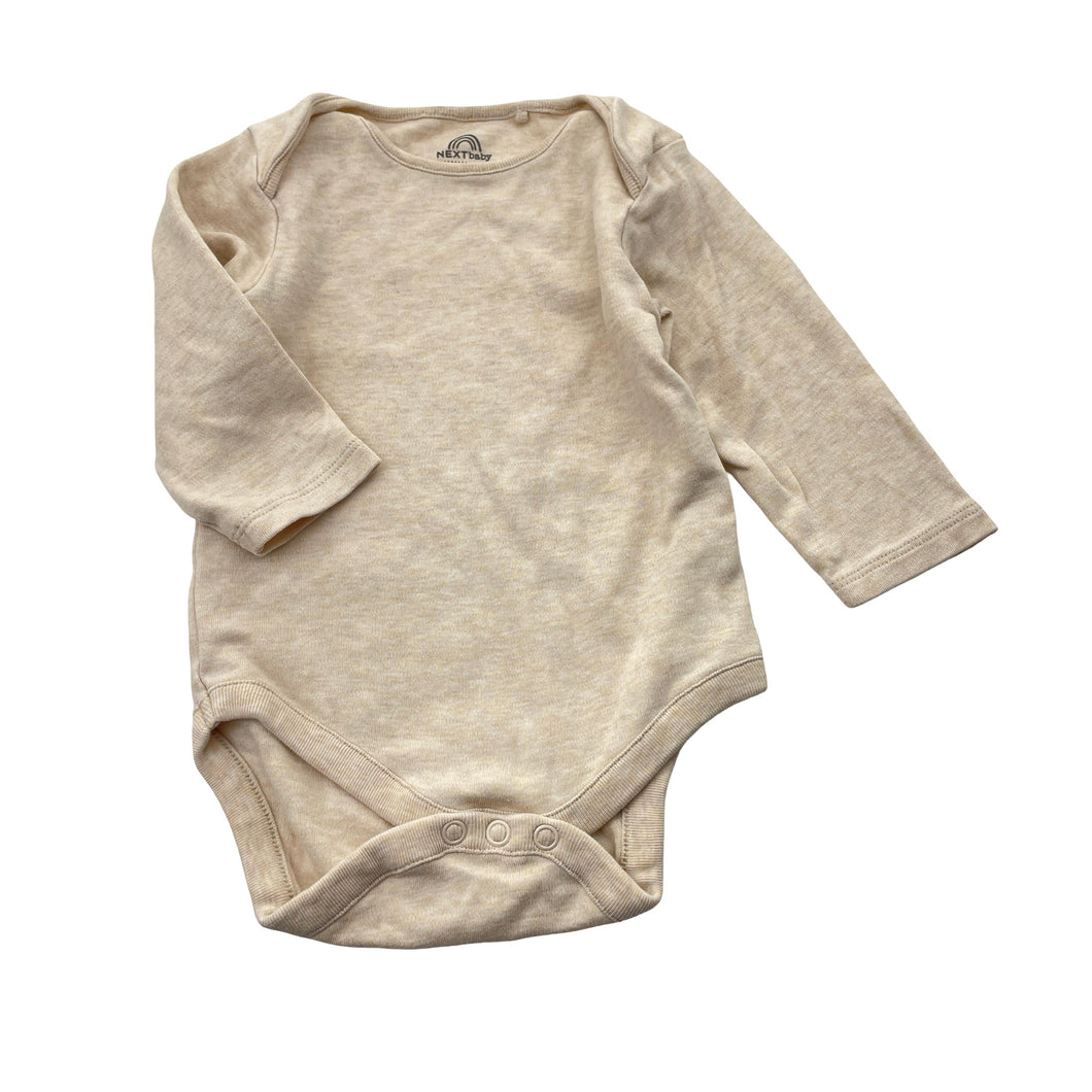 Unisex Next, soft feel cotton bodysuit / romper, EUC, size 0,  