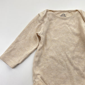 Unisex Next, soft feel cotton bodysuit / romper, EUC, size 0,  