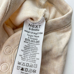 Unisex Next, soft feel cotton bodysuit / romper, EUC, size 0,  