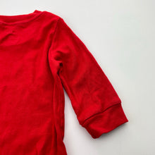 Load image into Gallery viewer, Unisex Carter&#39;s, red cotton bodysuit / romper, FUC, size 00-0,  