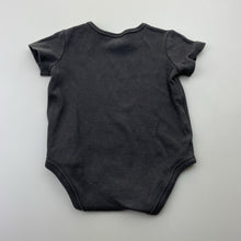 Load image into Gallery viewer, Unisex Anko, grey ribbed bodysuit / romper, GUC, size 0,  