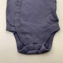Load image into Gallery viewer, Unisex Higgledee, ribbed cotton bodysuit / romper, GUC, size 0,  