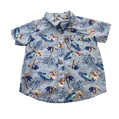 Boys Target, lightweight cotton short sleeve shirt, EUC, size 0,  