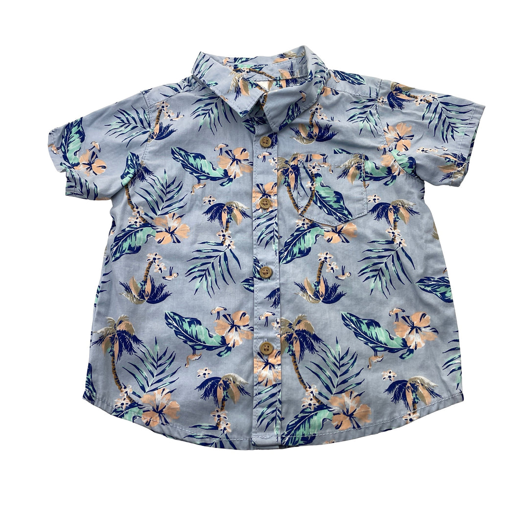 Boys Target, lightweight cotton short sleeve shirt, EUC, size 0,  