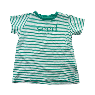 Unisex Seed, Heritage cotton tee / top, wash fade, FUC, size 0,  