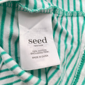 Unisex Seed, Heritage cotton tee / top, wash fade, FUC, size 0,  