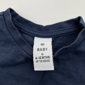Boys Target, navy cotton tee / top, EUC, size 0,  