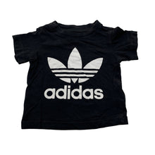 Load image into Gallery viewer, Boys Adidas, black cotton tee / top, EUC, size 0,  
