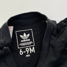 Load image into Gallery viewer, Boys Adidas, black cotton tee / top, EUC, size 0,  