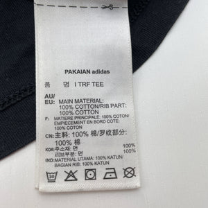 Boys Adidas, black cotton tee / top, EUC, size 0,  