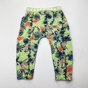Unisex Bonds, stretchy leggings, lemurs, FUC, size 0,  
