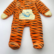 Load image into Gallery viewer, Unisex Disney, Winnie the Pooh Tigger wadded velour romper, EUC, size 0,  