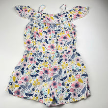 Load image into Gallery viewer, Girls 1964 Denim Co, floral viscose summer playsuit, GUC, size 10,  