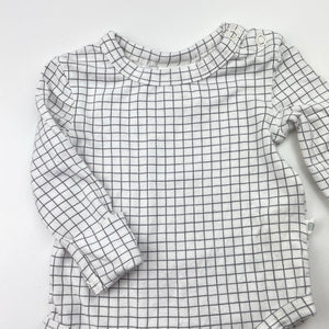 Unisex kyndbaby, lightweight stretchy bodysuit / romper, GUC, size 0000,  