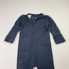 Load image into Gallery viewer, Unisex BOODY, lightweight stretchy zip romper, FUC, size 0000,  