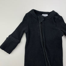 Load image into Gallery viewer, Unisex Baby Berry, ribbed zip romper, wash fade, FUC, size 0000,  