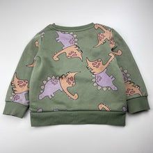 Load image into Gallery viewer, Unisex KID, fleece-lined sweater / jumper, dinosaurs, FUC, size 4,  