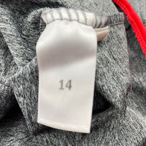 Girls Target, sports / activewear zip-up hooded top, FUC, size 14,  