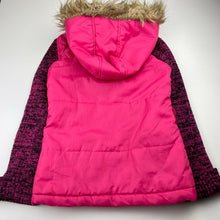 Load image into Gallery viewer, Girls JOUJOU, pink hooded jacket / coat, FUC, size 10,  