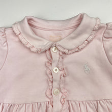 Load image into Gallery viewer, Girls Ralph Lauren, soft feel cotton polo dress, armpit to armpit: 25cm, FUC, size 0-1, L: 40cm