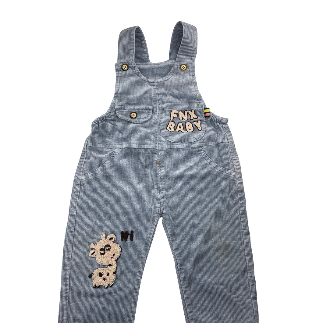 Boys Jingding, corduroy cotton overalls / dungarees, inside leg: 24.5cm, FUC, size 1,  
