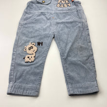 Load image into Gallery viewer, Boys Jingding, corduroy cotton overalls / dungarees, inside leg: 24.5cm, FUC, size 1,  