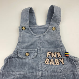 Boys Jingding, corduroy cotton overalls / dungarees, inside leg: 24.5cm, FUC, size 1,  
