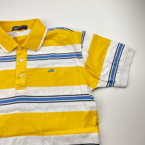 Boys Crocodile, striped cotton polo shirt top, EUC, size 14,  
