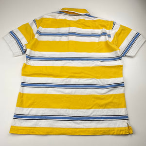Boys Crocodile, striped cotton polo shirt top, EUC, size 14,  