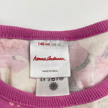 Load image into Gallery viewer, Girls Hanna Anderssson, cotton casual dress, unicorns, GUC, size 10, L: 75cm