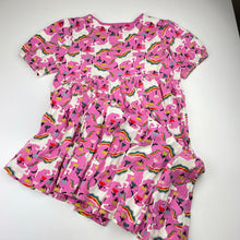 Load image into Gallery viewer, Girls Hanna Anderssson, cotton casual dress, unicorns, GUC, size 10, L: 75cm