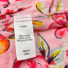 Load image into Gallery viewer, Girls KID, colourful floral cotton summer dress, GUC, size 6, L: 74cm