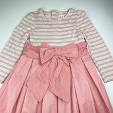 Load image into Gallery viewer, Girls Origami, lined pink party dress, light mark on bodice, FUC, size 6, L: 67cm