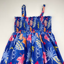 Load image into Gallery viewer, Girls SEAFOLLY, lined lightweight cotton summer dress, EUC, size 6, L: 64cm
