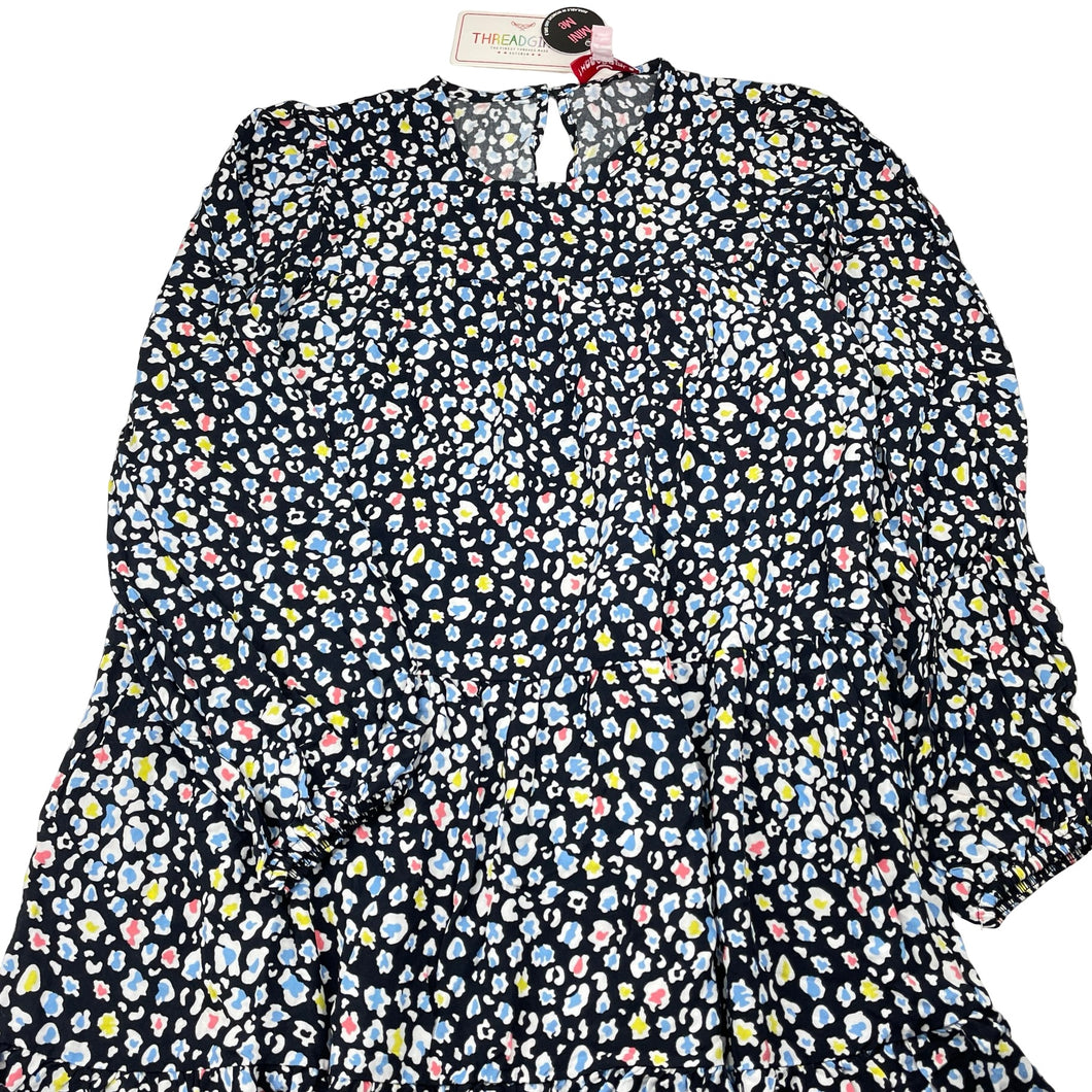 Girls THREADGIRLS, lightweight long sleeve smock dress, NEW, size 11-12, L: 80cm