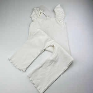 Girls soll. the label, ribbed jumpsuit / romper / overalls, NEW, size 3,  