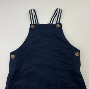 Boys SPORTSCRAFT, navy stretch cotton overalls / dungarees, FUC, size 2,  