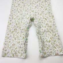 Load image into Gallery viewer, Girls lightweight, cotton overalls, rabbits, (no labels), shoulder to crotch: 42cm, EUC, size 1,  