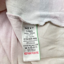 Load image into Gallery viewer, Girls Next, ribbed, rainbow stripe casual dress, EUC, size 3-4, L: 50cm