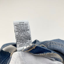 Load image into Gallery viewer, Girls Target, blue denim overalls dress / pinafore, EUC, size 4, L: 55cm