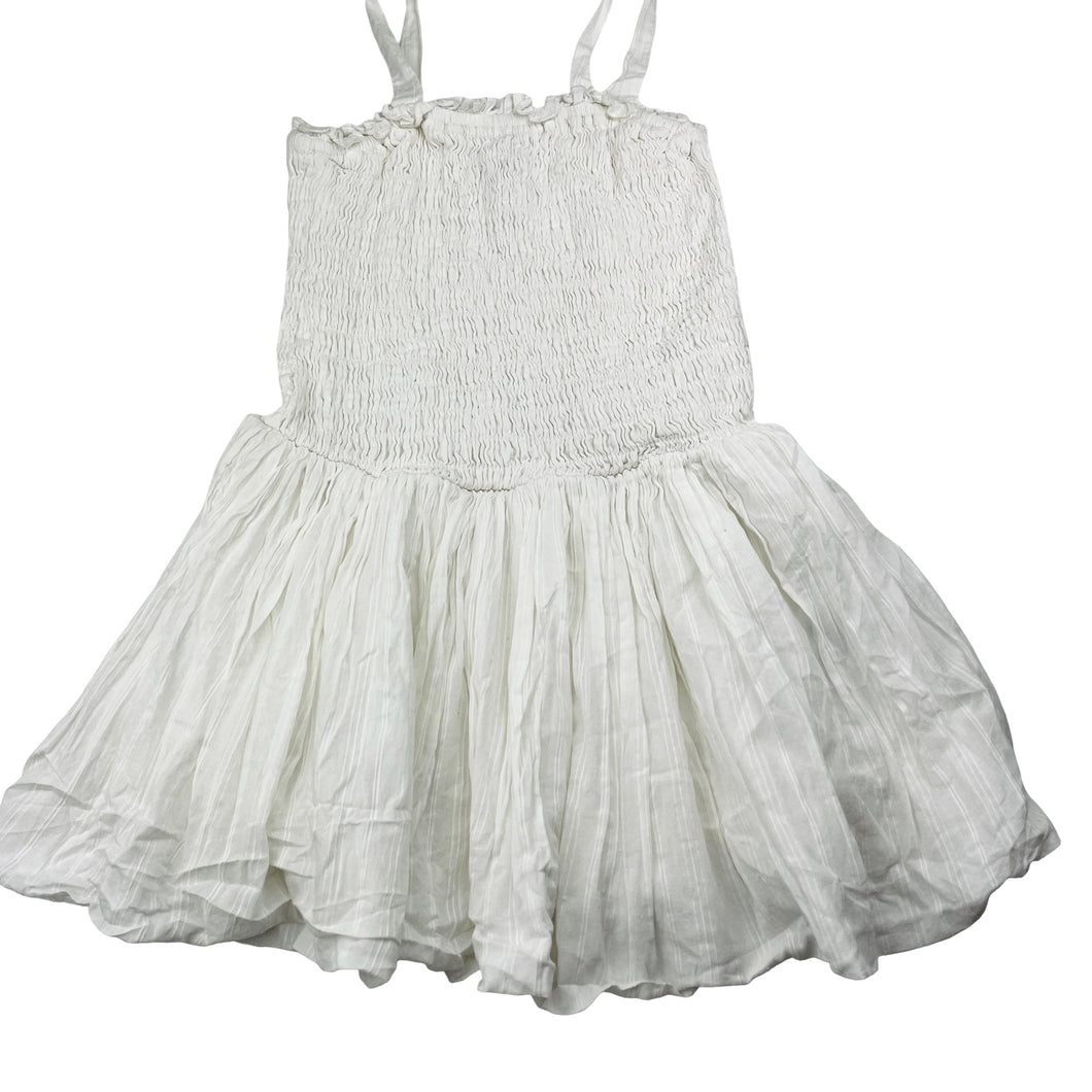 Girls Cotton On, shirred cotton summer dress, GUC, size 6, L: 62cm
