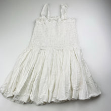 Load image into Gallery viewer, Girls Cotton On, shirred cotton summer dress, GUC, size 6, L: 62cm