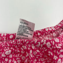 Load image into Gallery viewer, Girls Anko, pink &amp; white floral viscose dress, EUC, size 12, L: 67cm